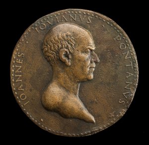 Giovanni Gioviano Pontano, 1426-1503, Dichter [voorzijde]