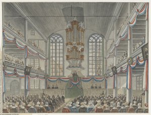 Viering van het tweehonderdjarig bestaan van het Seminarium van Remonstranten, 1834 door Adrianus Gerardus van Schoone