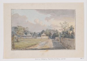 Gezicht op Malangbong, regentschap Sumedang, Priangan, West-Java