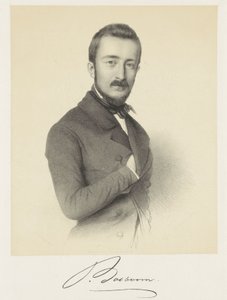 Portret van Johannes Bosboom door Adrianus Johannes Ehnle