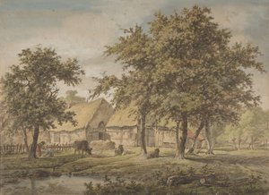 Landschap met een boerderij, 1757-1837