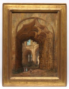 Verwoeste Kerk, ca. 1840