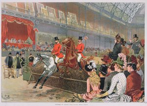 Een paardenrace, 1886