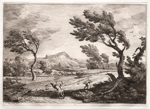 Landschap door Adrien Manglard