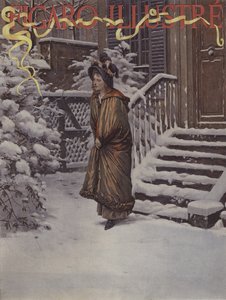 Eerste Sneeuw. Omslag van Le Figaro Illustre, januari 1894