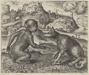 Fabel van de aap en de vos