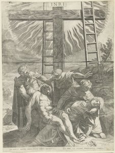 Kruisafneming door Egidius  Sadeler (II)