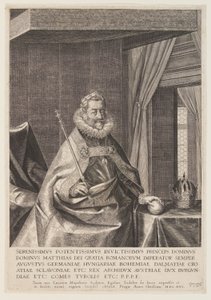 Keizer Matthias door Aegidius Sadeler II