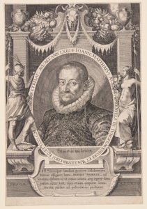 Johannes Matthaeus Wacker von Wackenfels, diplomaat door Aegidius Sadeler II