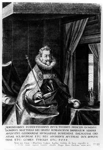 Portret van Matthias (1557-1619), Heilige Roomse Keizer, 1616