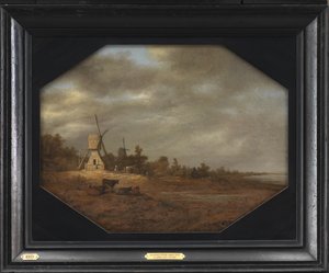 Landschap met windmolens door Aelbert Cuyp