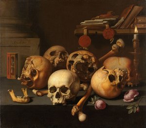 Vanits stilleven door Aelbert Jansz. van der Schoor