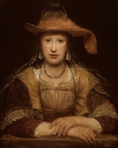 Portret van een Jonge Vrouw, c.1690 door Aernt de Gelder
