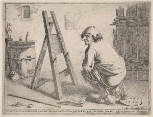 De schijtende kunstenaar