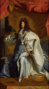 Portret van Lodewijk XIV door After Hyacinthe Rigaud
