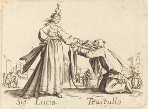 Signa. Lucia en Trastullo door After Jacques Callot