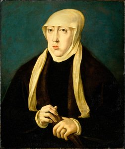 Maria (1505-1558), koningin van Hongarije door After Jan Cornelisz Vermeyen