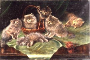 Zes Kittens door Agnes Augusta Talboys