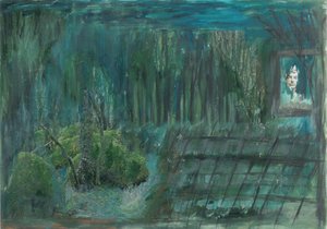 Raadselachtig bosportret