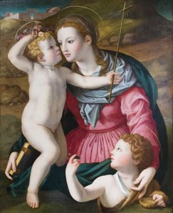 Madonna en Kind met Johannes de Doper