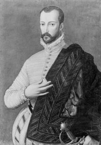 Portret van een man door Agnolo Bronzino
