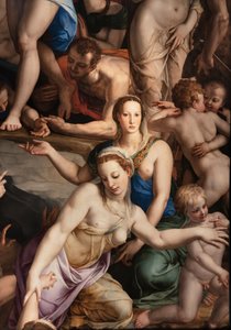 Medici-kapel: Nederdaling van Christus naar het voorgeborchte, detail