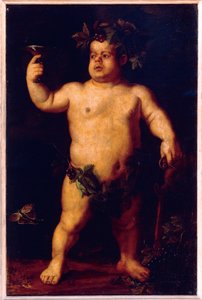 Portret van de dwerg Morgante als Bacchus door Agnolo Bronzino