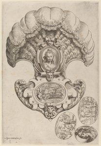 Een Hoofdstuk in de Vorm van een Waaier door Agostino Carracci