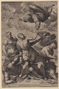  door Agostino Carracci