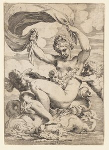 Venus (of Galatea) en Cupido