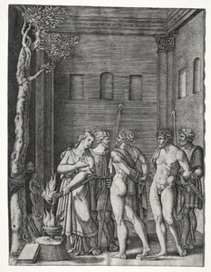 Orestes en Pylades gebracht naar Iphigenia voor Offer, 1514-1536