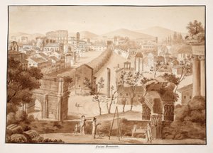 Forum Romanum door Agostino Tofanelli