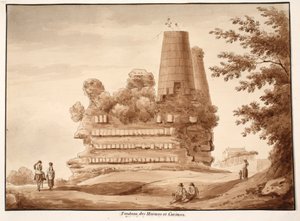 Het Graf van de Horatii en Curiatii, 1833