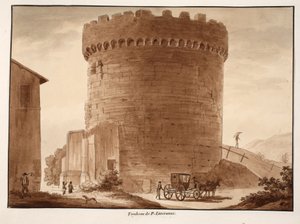 Het graf van de Horatii en Curiatii, 1833 door Agostino Tofanelli