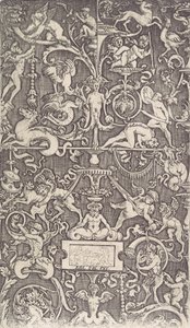 Ornamentpaneel door Agostino Veneziano
