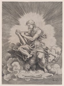 Sint Jan door Agostino Veneziano