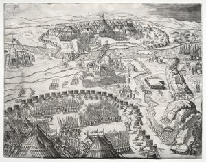De Positie en het Kamp van de Legers van Karel V en Soliman II
