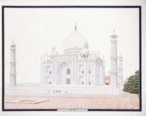 De Taj door Agra School