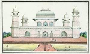 Het graf van Itimad-Ud-Daula, nabij Agra, c.1830s