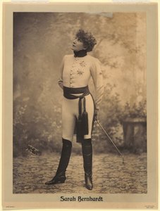 Sarah Bernhardt als de Hertog van Reichstadt (later Koning van Rome)