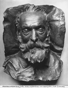 Doodsmaske van Victor Hugo, 1885 (brons)