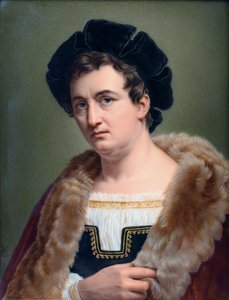 Portret van François-Joseph Talma (1763-1826), Franse acteur, in 1822