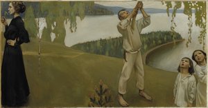 Lente, 1903 door Akseli Gallen Kallela