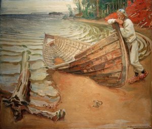 A. Gallen-Kallela, De klaagboot