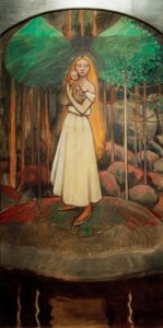 A. Gallen-Kallela, Marjatta en Christuskind door Akseli Valdemar Gallen Kallela