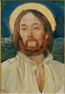 Christushoofd door Akseli Valdemar Gallen Kallela
