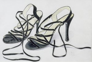 Zwarte Strappy Schoenen door Alan Byrne
