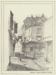 Kingley Street en Fouberts Place door Alan Stapleton