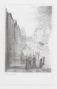 London Lanes: London Lane (litho) door Alan Stapleton