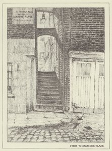 Trappen naar Seamore Place door Alan Stapleton